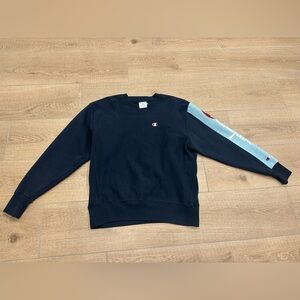 Men’s Champion Reverse Weave Crewneck Sweatshirt Navy